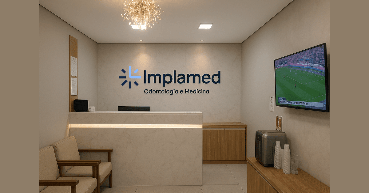 Interior da clínica - consultório moderno